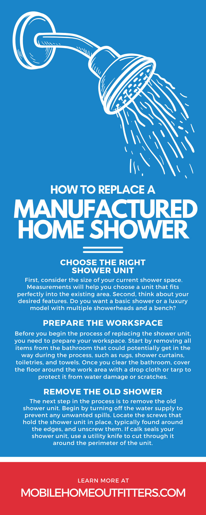 How To Replace a Manufactured Home Shower