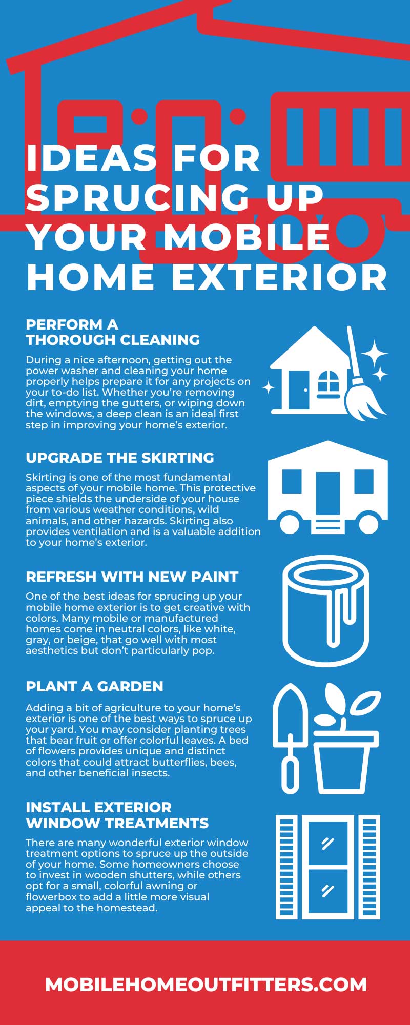 7 Ideas for Sprucing Up Your Mobile Home Exterior