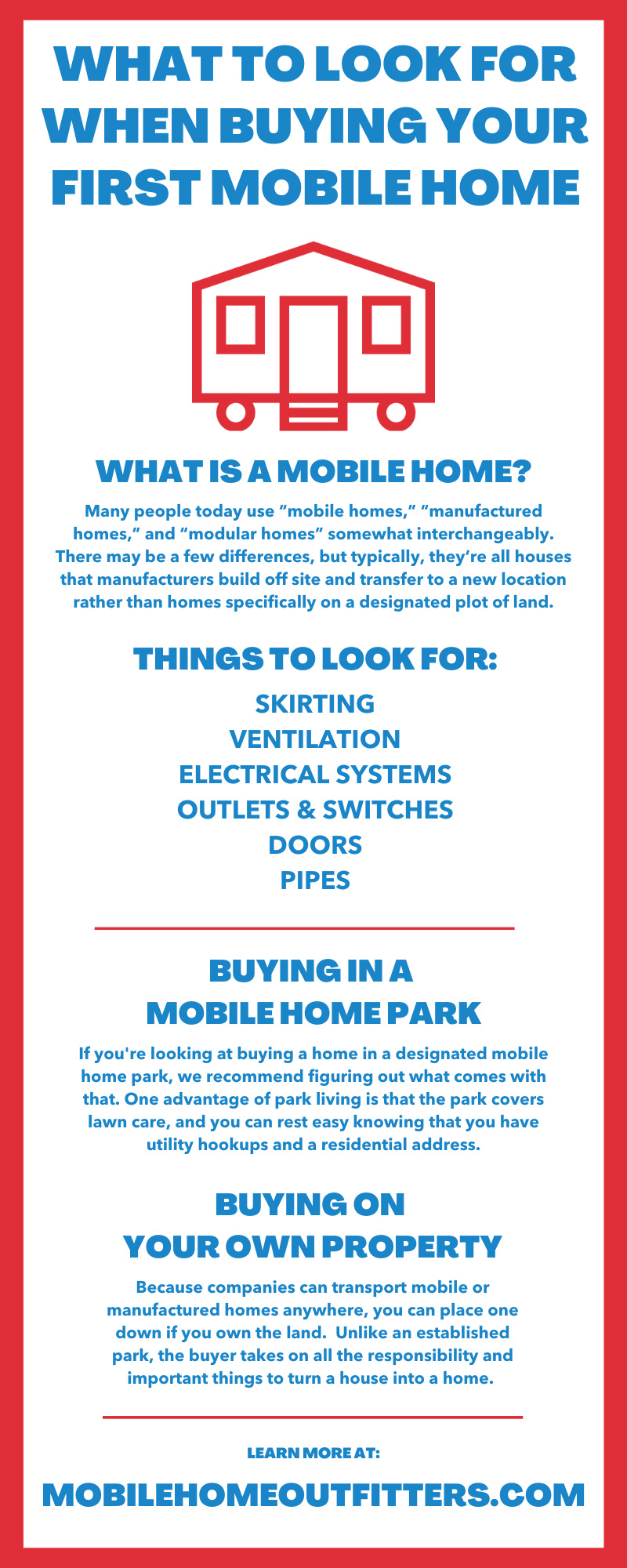 What To Look For When Buying Your First Mobile Home